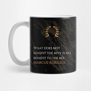 Marcus Aurelius's Harmony: The Interconnected Essence of Contribution Mug